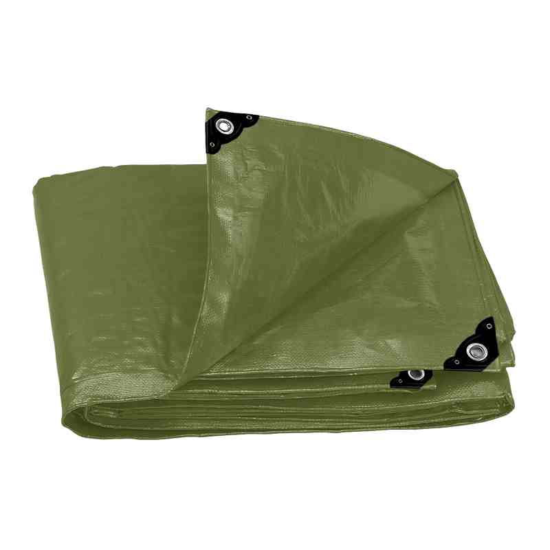 Lona Uso Rudo, Verde Olivo, 6 X 9 M Protec Uv Truper Expert