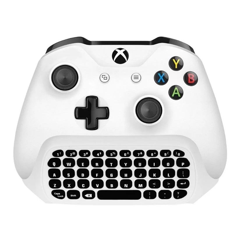 Teclado Mini Para Mandos De Xbox Multiplataforma Blanco