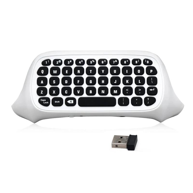 Teclado Mini Para Mandos De Xbox Multiplataforma Blanco