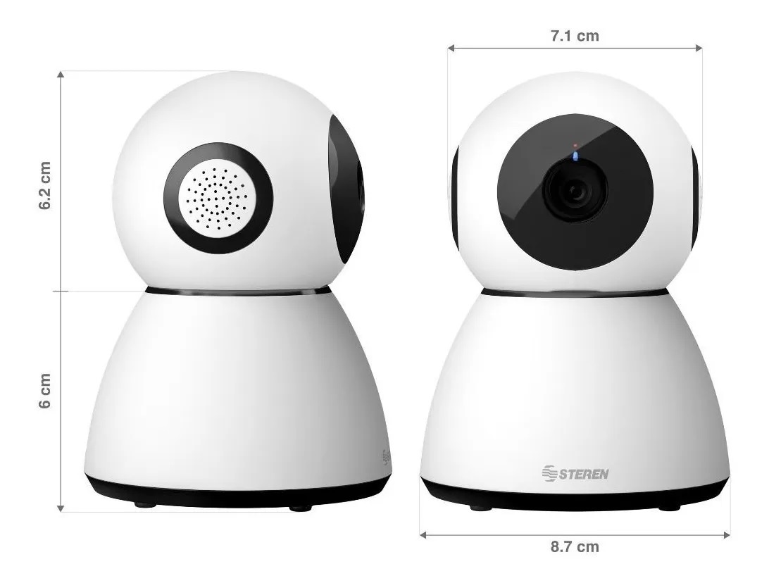 Cámara Wi-fi Hd Steren Cctv-218 De Seguridad Robotizada