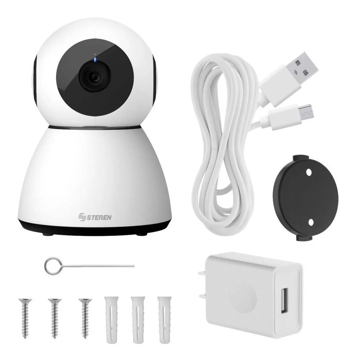 Cámara Wi-fi Hd Steren Cctv-218 De Seguridad Robotizada