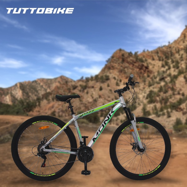 Bicicleta Montaña Rodada 29 21 Velocidades Shimano Dazz Plata Bicicleta Aluminio R29 21 Velocidades Bicicleta Montaña Rodada 29 Bicicletas Montaña 29 Aluminio Bici Montaña r29