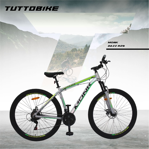 Bicicleta Montaña Rodada 29 21 Velocidades Shimano Dazz Plata Bicicleta Aluminio R29 21 Velocidades Bicicleta Montaña Rodada 29 Bicicletas Montaña 29 Aluminio Bici Montaña r29