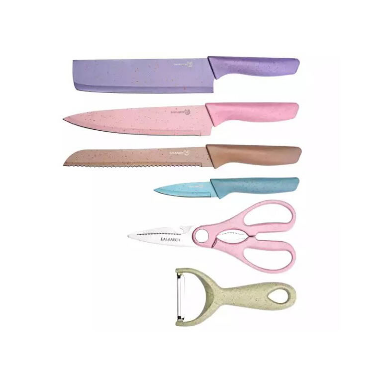 Juego De Cuchillos De 6 Piezas Forging Family 0169 - Multicolor