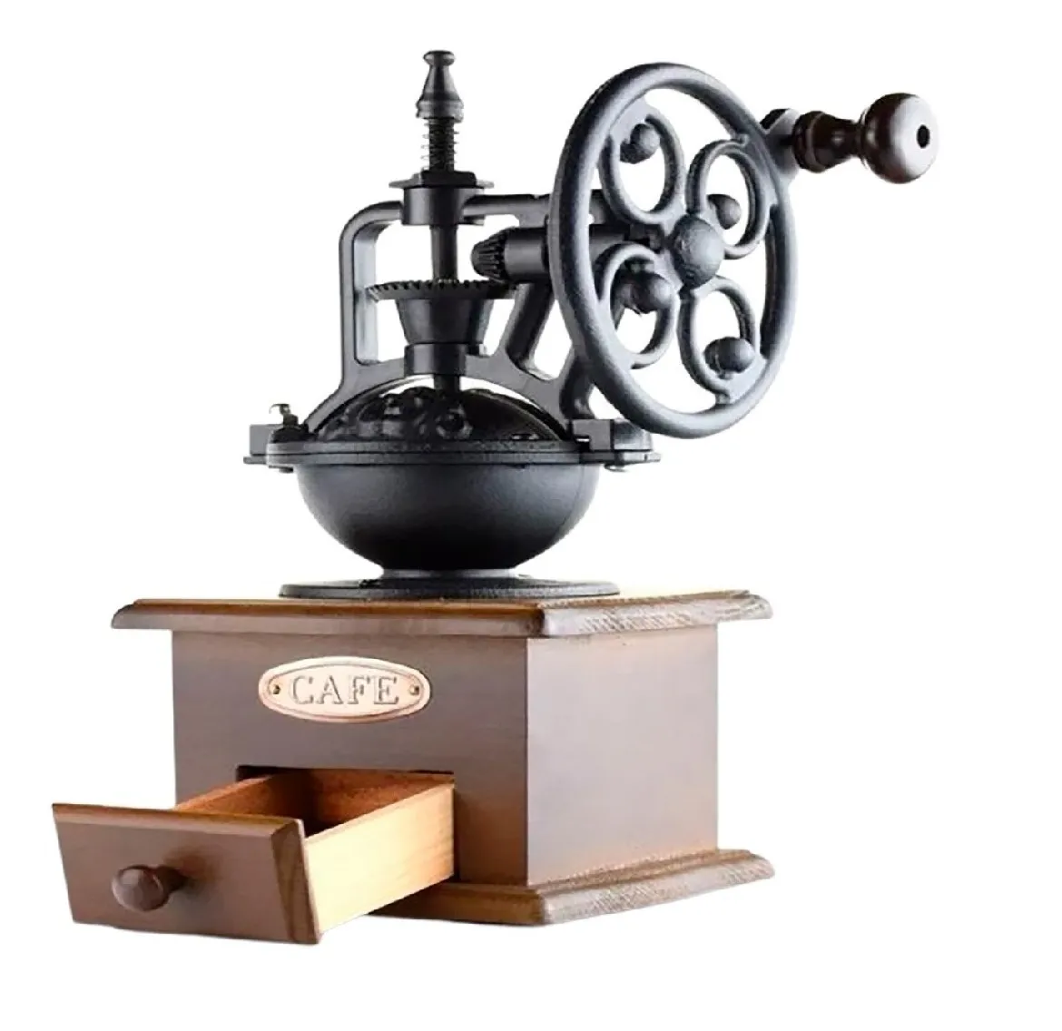 Molinillo De Café Manual Molino Café Antiguo Mano Hierro Fun