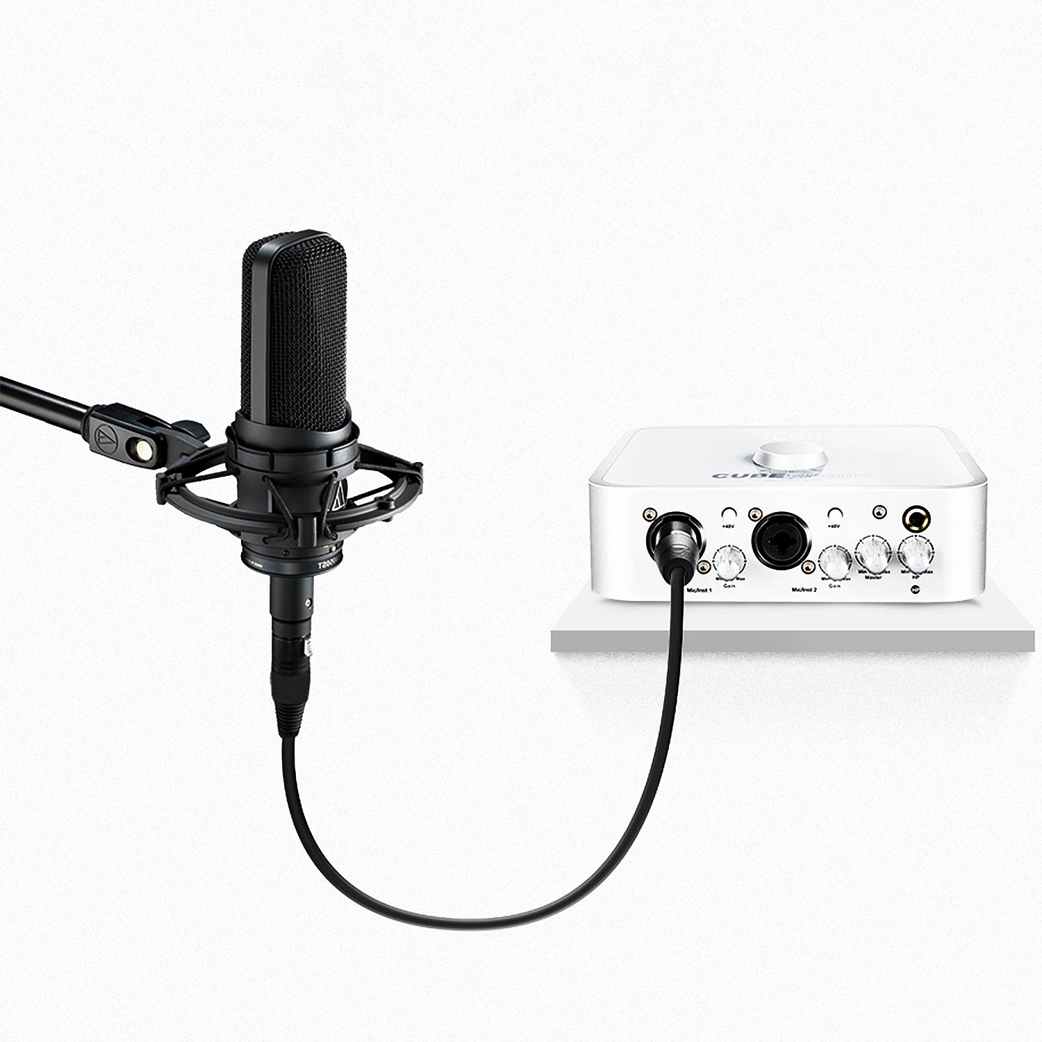 Cable Audio Ugreen Extensión Micrófono Xlr Calidad Alta Pvc Macho a Hembra de 3m