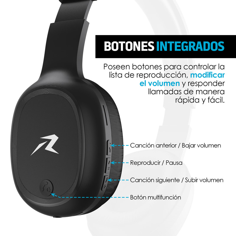 Audífonos Inalámbricos Bluetooth de Diadema Manos Libres W4000 Redlemon