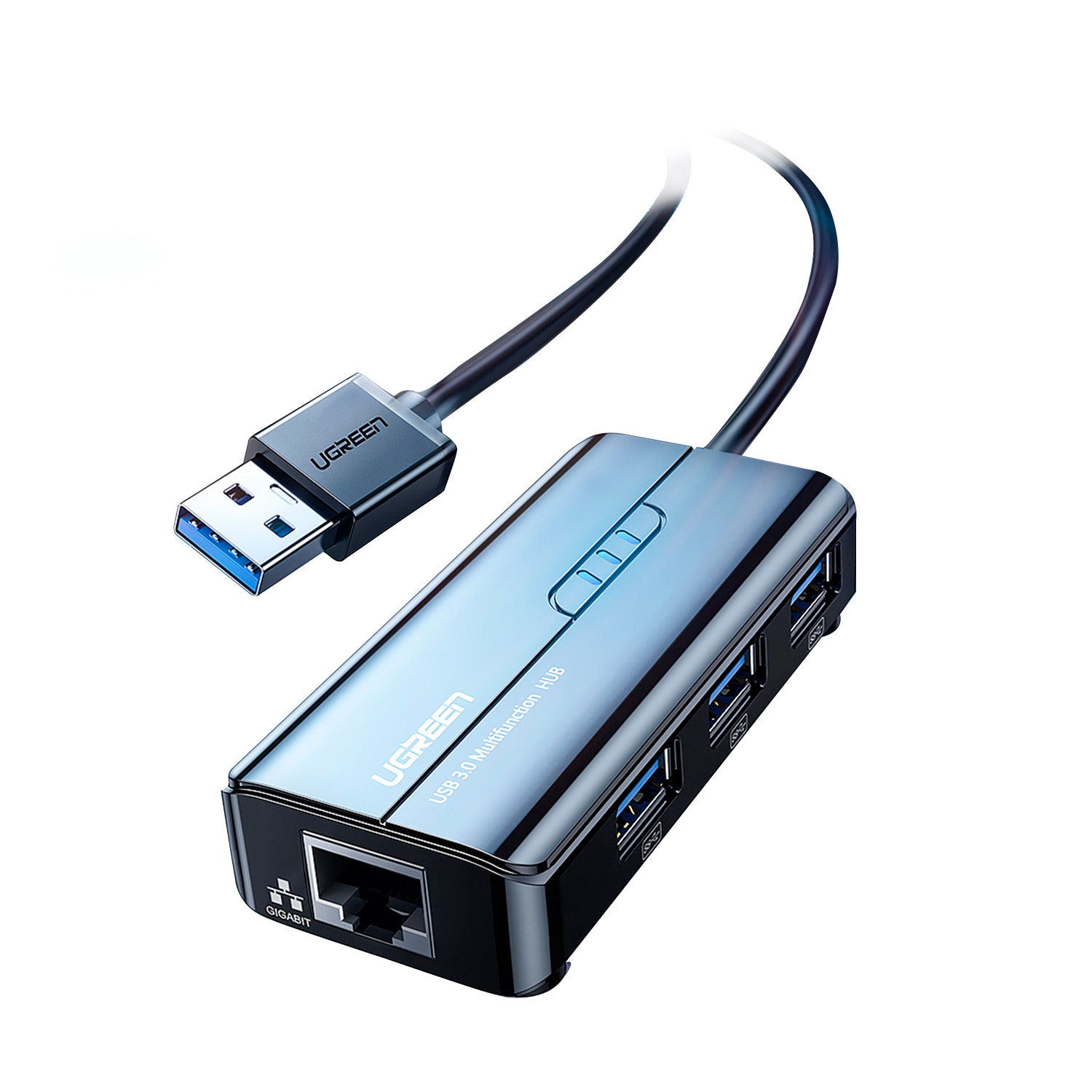 Hub Usb 3.0 Ugreen Gigabit Ethernet 1000 Mbps 3x Usb 3.0