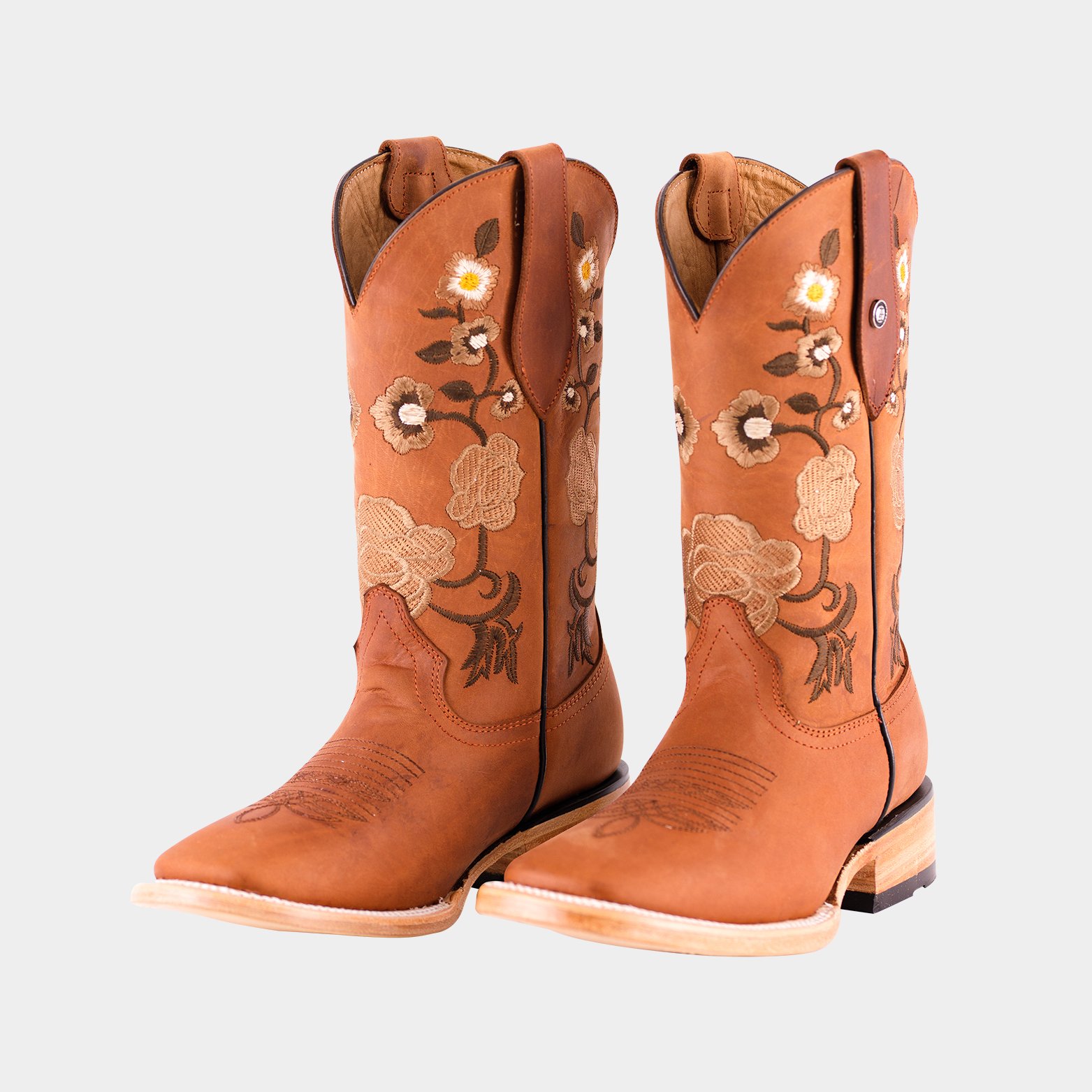 Bota Bulldog De Cuero Para Dama Piel 100% Original