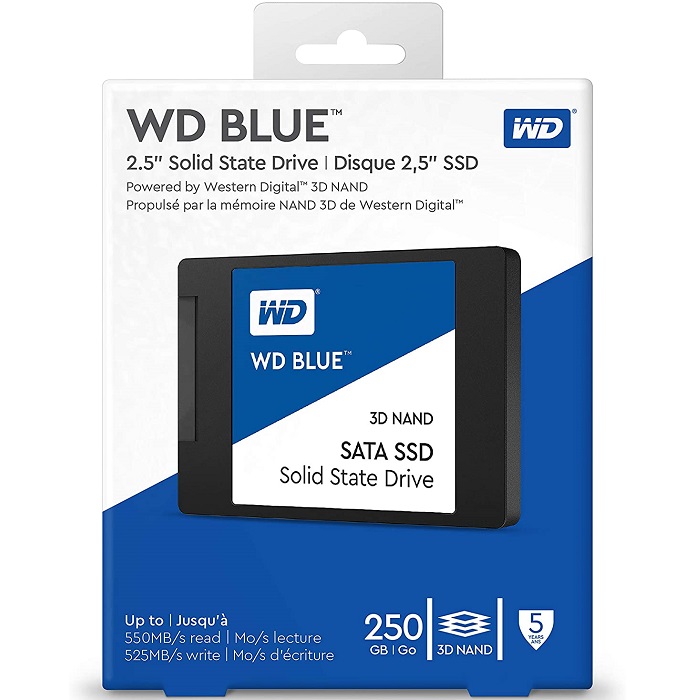 Unidad Estado Solido SSD 250GB Western Digital WD Blue WDS250G2B0A