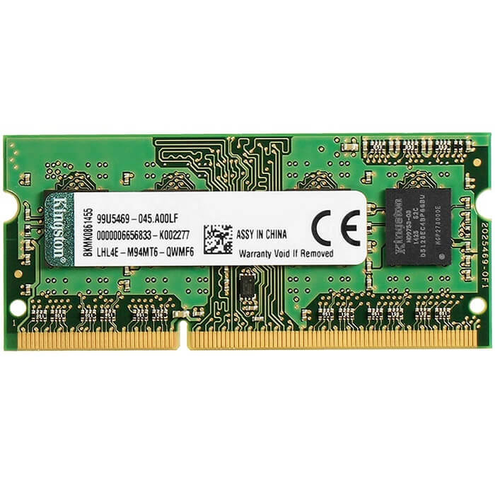 Memoria Ram DDR3 Sodimm Kingston 1600MHz 8GB PC3L-12800 1.35v KVR16LS11/8WP.