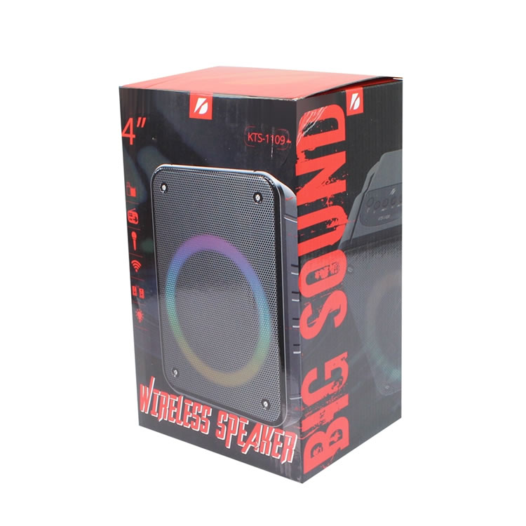 Bocina De 4 Pulgadas Wireless Speaker KTS-1109 - Negro