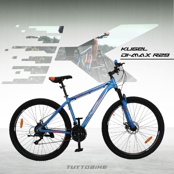 Bicicleta Montaña Rodada 29 21 Velocidades Kugel Di-MAX Bicicleta Aluminio R29 21 Velocidades Azul Bicicleta Montaña Rodada 29 Bicicletas Montaña 29 Aluminio Bici Montaña r29 Color Azul