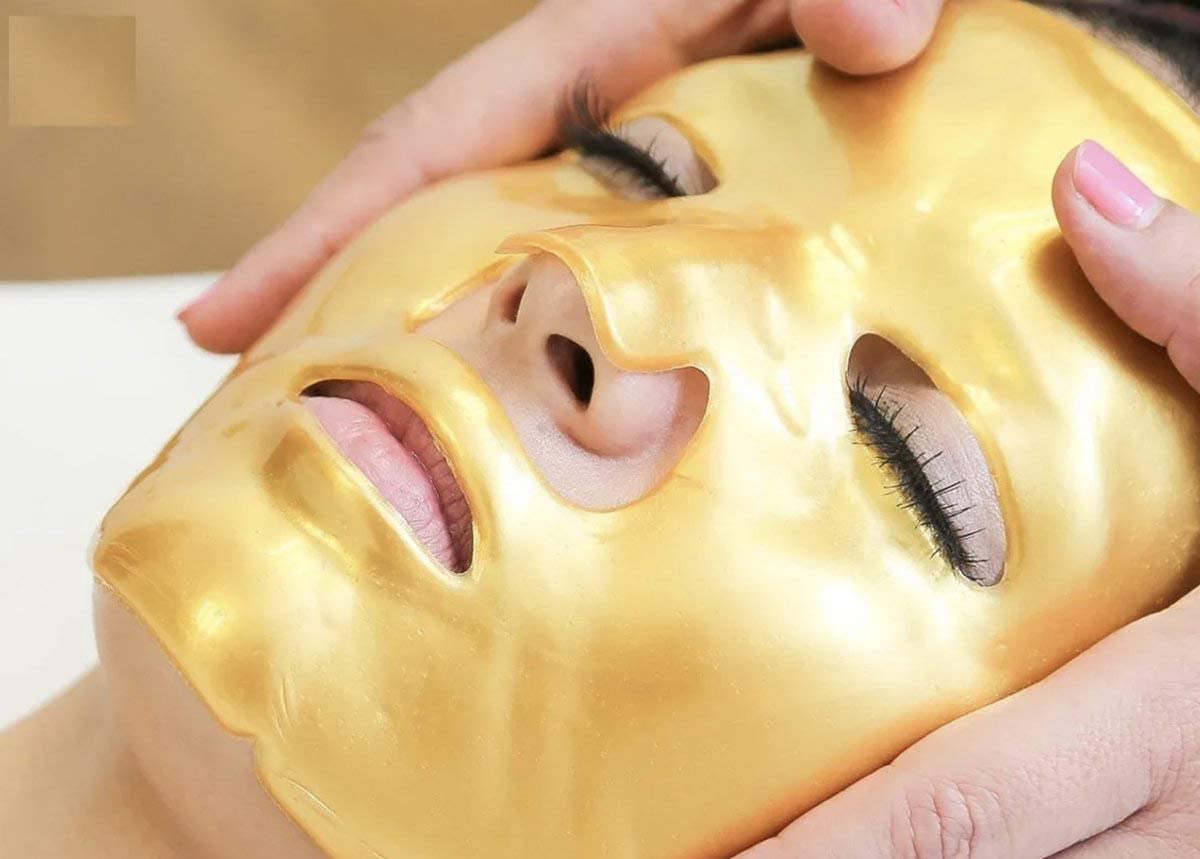 Paquete de 5 Mascarillas Oro Colágeno Rejuvenecedoras Hidratantes