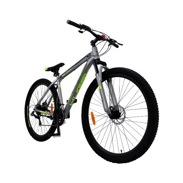 Bicicleta Montaña Rodada 29 21 Velocidades Kugel Di-MAX Bicicleta Aluminio R29 21 Velocidades Plata Bicicleta Montaña Rodada 29 Bicicletas Montaña 29 Aluminio Bici Montaña r29 Color Gris