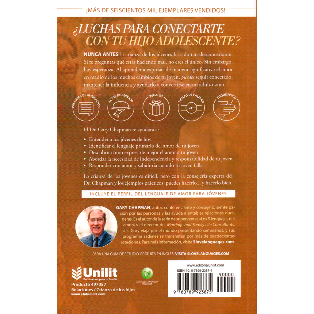 Libro Los 5 Lenguajes Del Amor De Los Jóvenes (bolsillo)