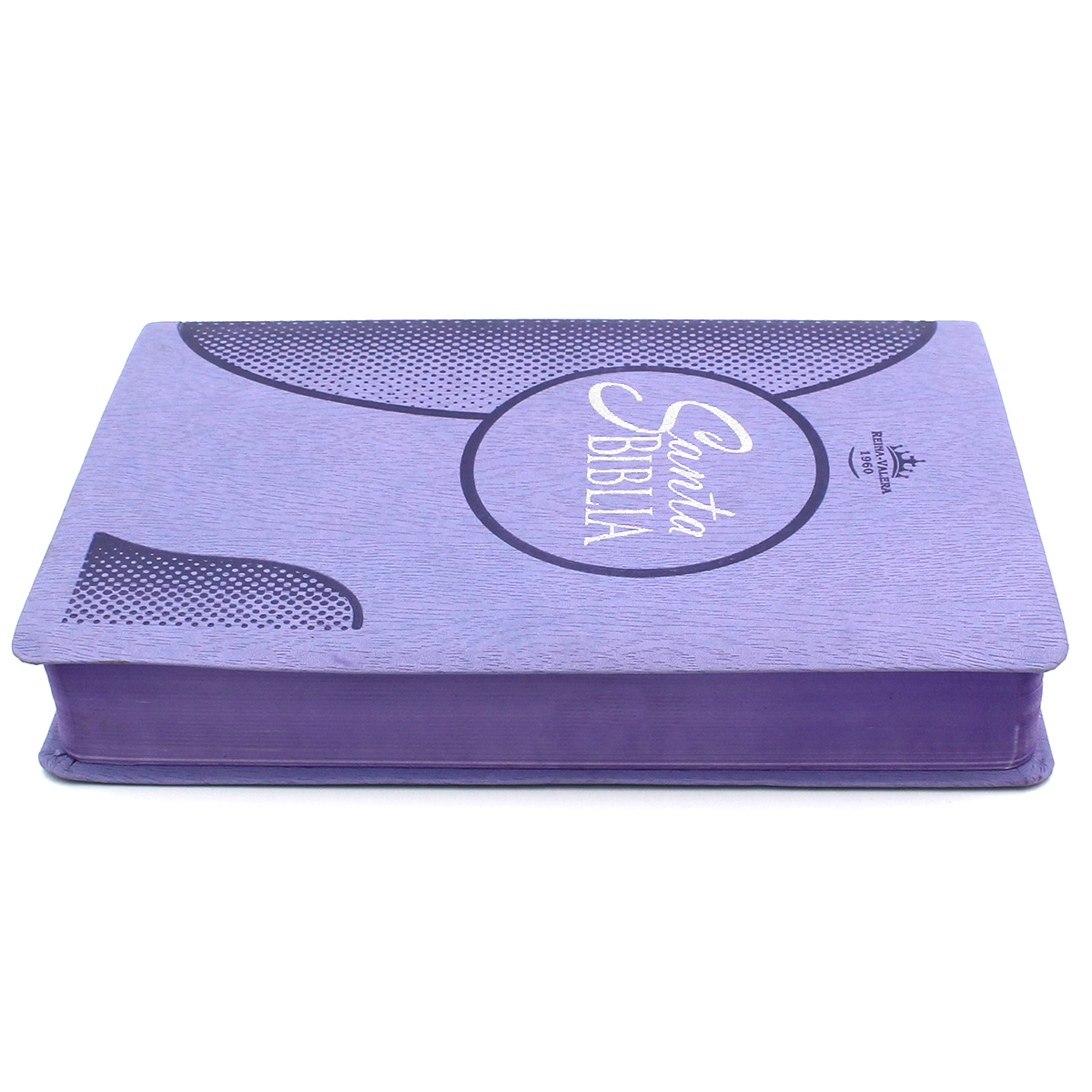Biblia Reina Valera 1960 Letra Grande Imitación Piel - Color Violeta
