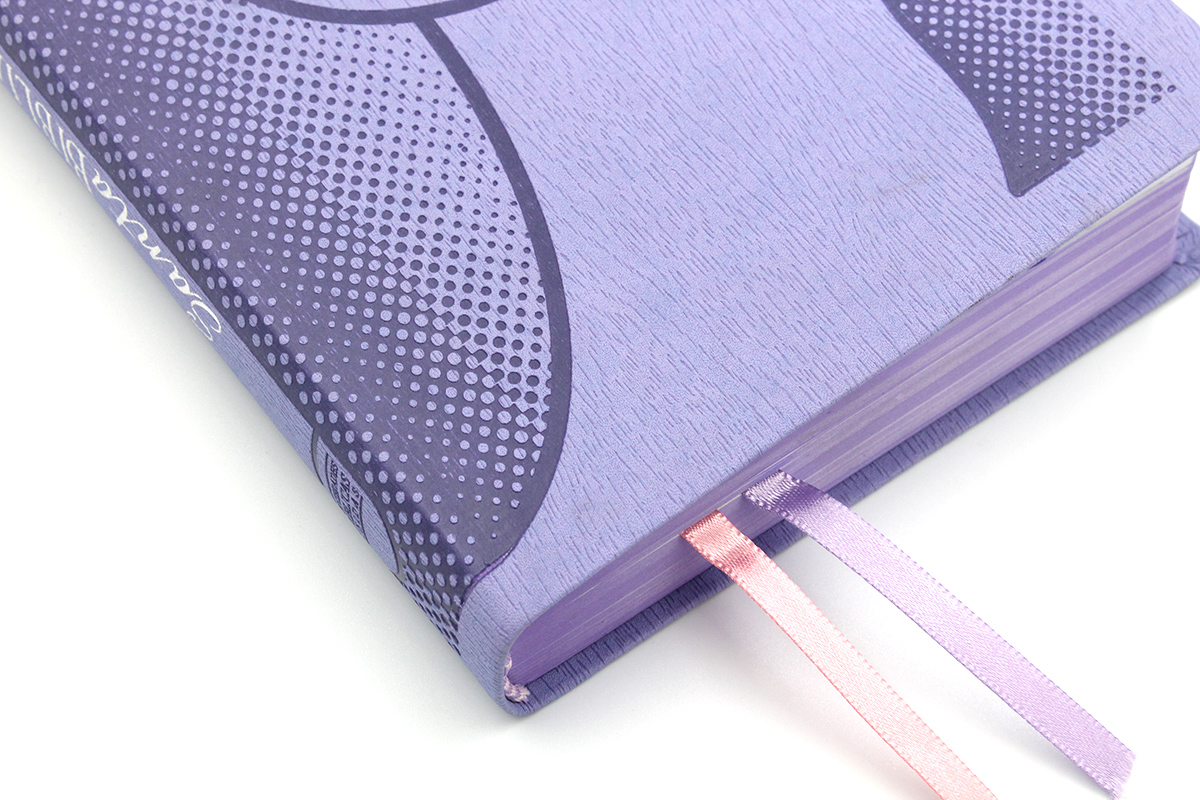 Biblia Reina Valera 1960 Letra Grande Imitación Piel - Color Violeta