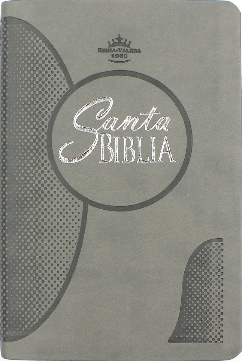 Biblia Reina Valera 1960 Letra Grande Imitación Piel - Color Gris
