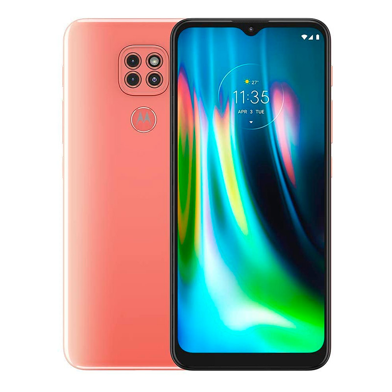 Celular Motorola Moto G9 Play 64GB-4GB Rosa + Audifono + Microsd 32