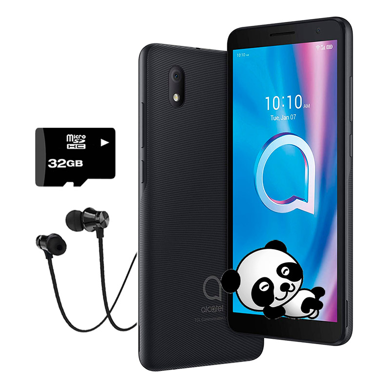 Celular Alcatel 1B  32gb Negro 2gb Ram + Microsd 32 + Audifono