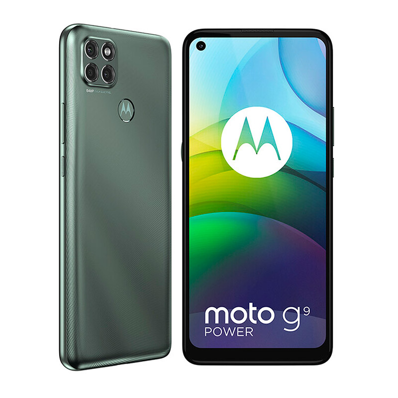 Celular Moto G9 Power 128GB-4GB Dual Sim Metalilic  +  Audifonos