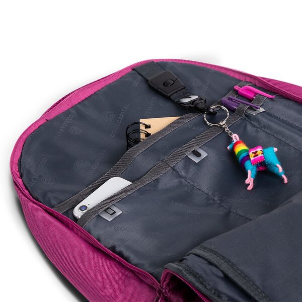 Mochila Para Laptop Phoenix Cool Capital Morado 15 Pulgadas