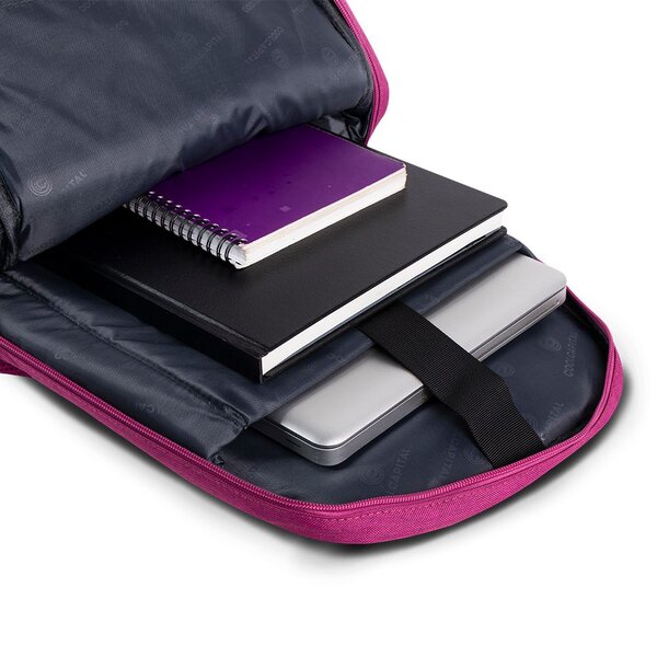 Mochila Para Laptop Phoenix Cool Capital Morado 15 Pulgadas