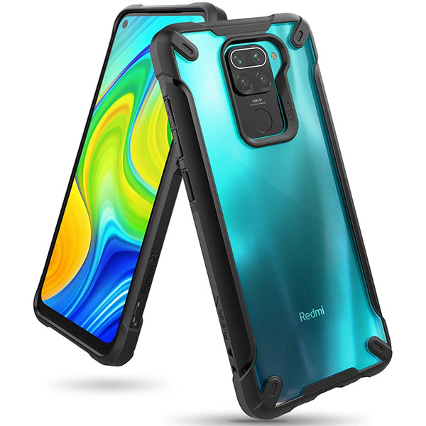 Funda Redmi Note 9 Fusion X Ringke Uso Rudo Bumper Negro