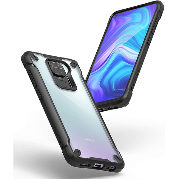 Funda Redmi Note 9 Fusion X Ringke Uso Rudo Bumper Negro