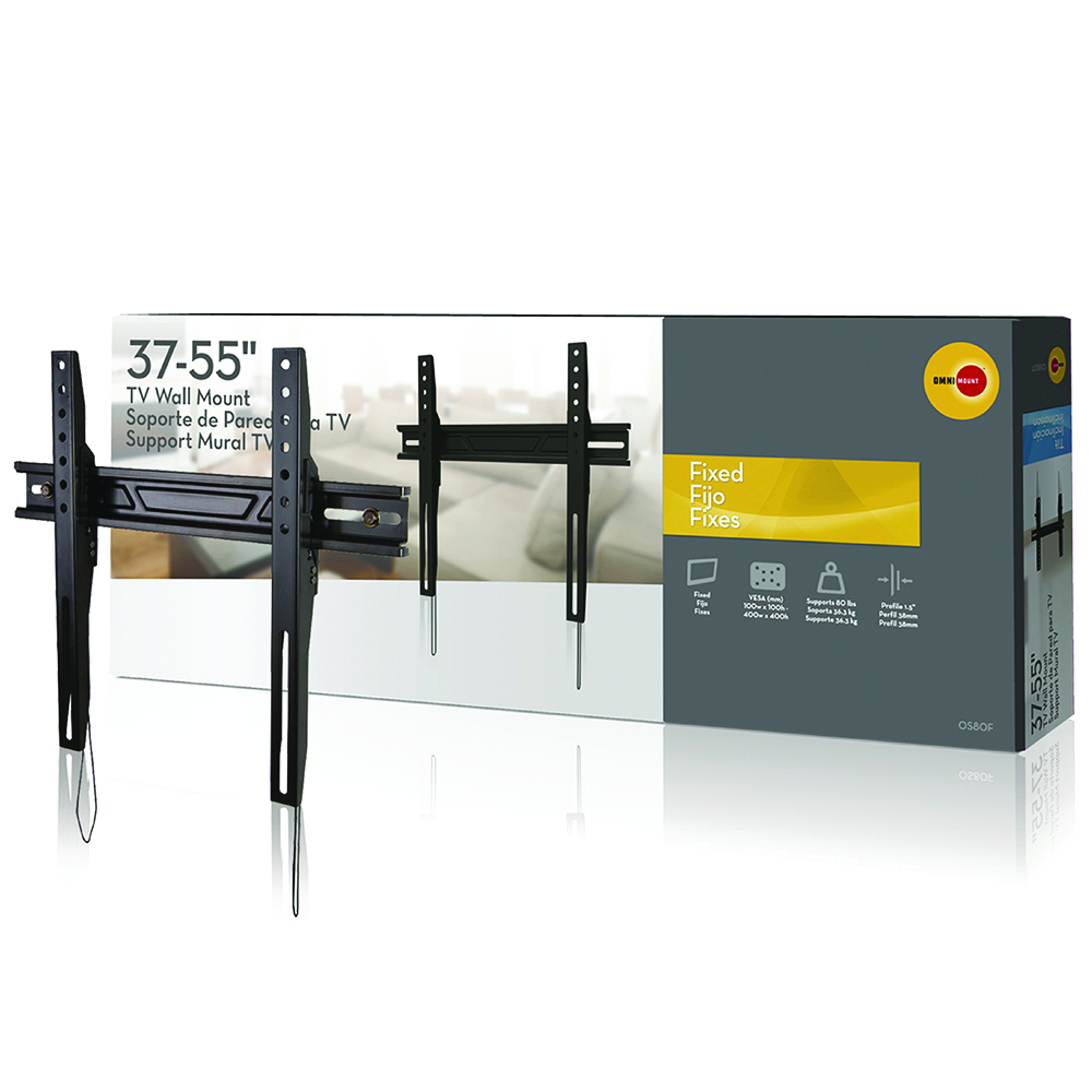 Soporte Fijo Para Pantalla 37 A 55 Pulgadas Omnimount Os80f