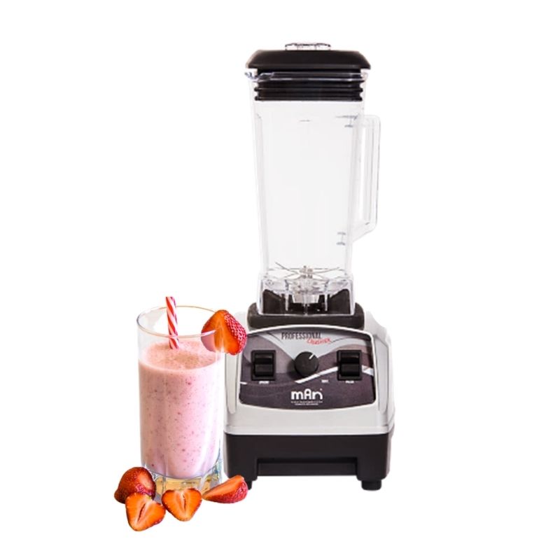 Licuadora Profesional Man 2lts P/ Negocios 1500w Vaso Cuadrada