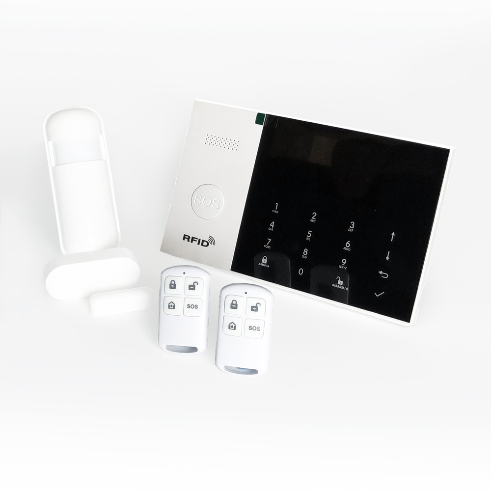 Sistema de Alarma de seguridad para el hogar WIFI, GSM Básico, compatible con Android o iOS 