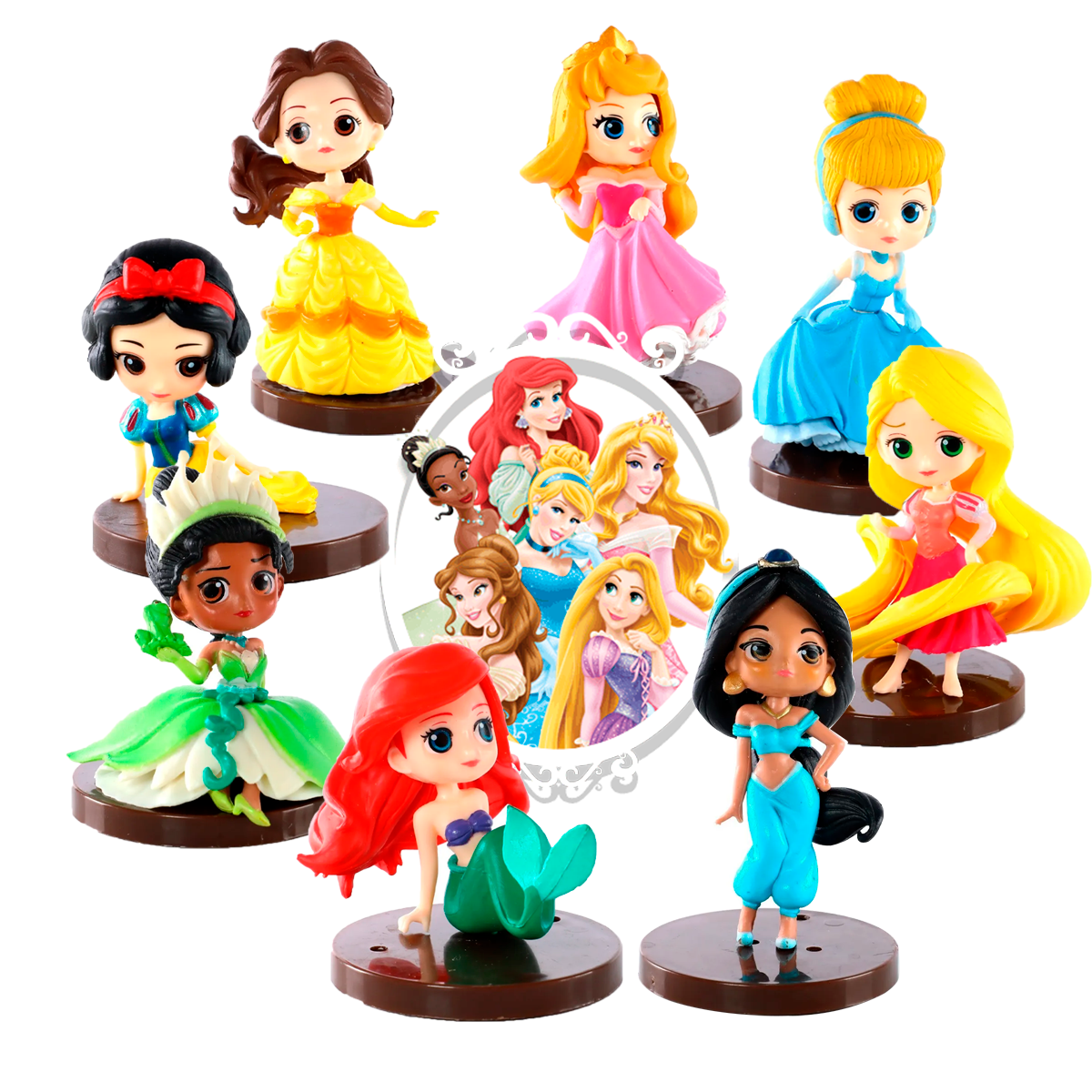 Princesas Disney Pixar Muñecas De Personajes Juguetes Figura De Coleccion