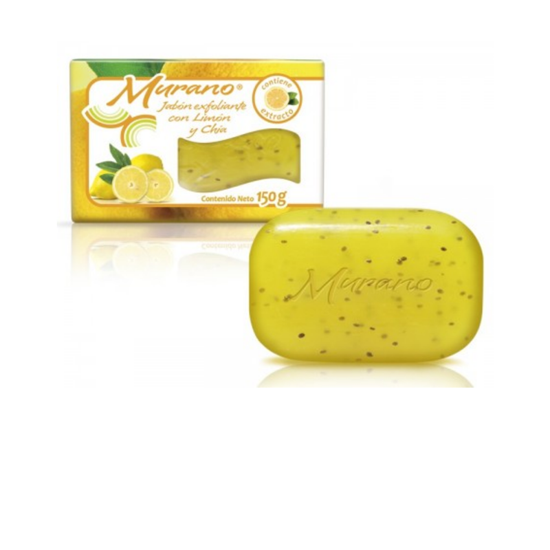 Jabón de tocador Murano con limón y chía 150g