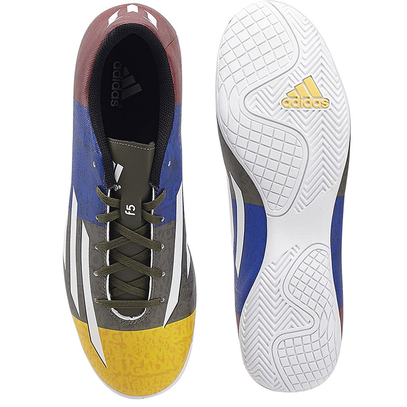 Tenis Para Fútbol Sala Adidas Messi F5 Multicolor Para Hombre