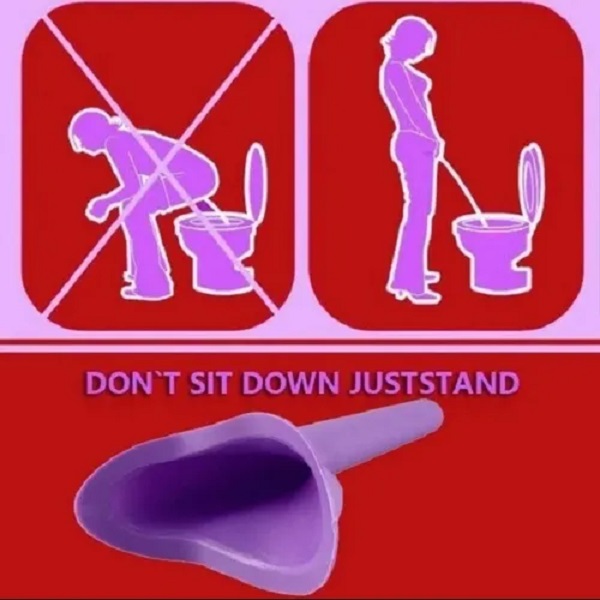 Orinal Femenino Portable Embudo Para Orinar Parada Mujer Xto