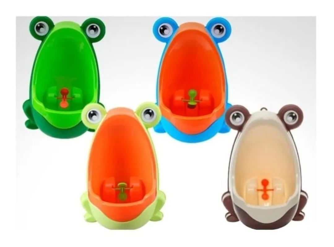 Bacinica Entrenador Para Niño Portátil Ranita Mingitorio Wc