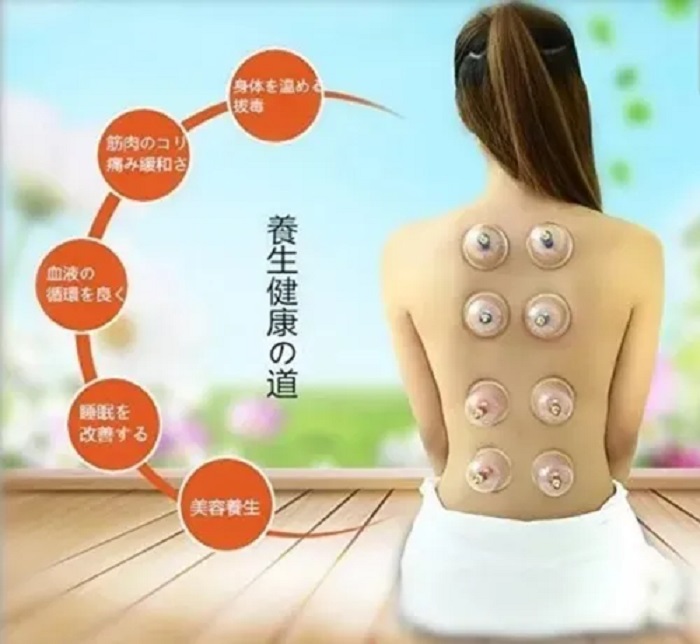 Kit 6 Ventosas Chinas Relajación Terapéuticas Adelgazamiento