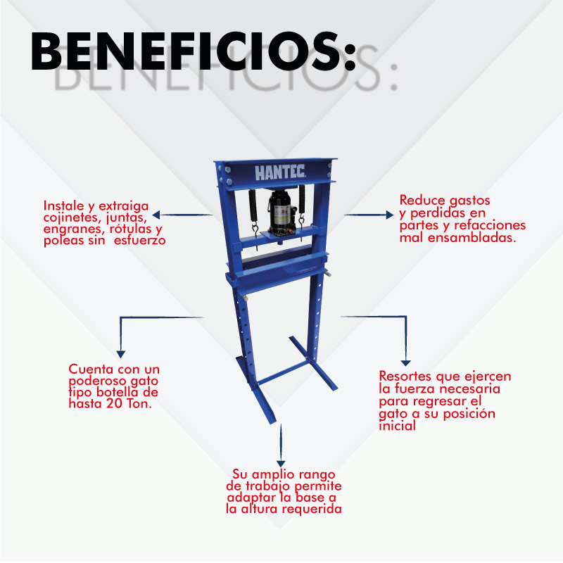 Prensa Hidráulica de 20 Toneladas