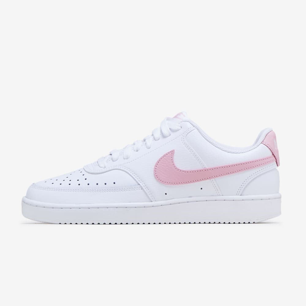 Tenis Nike Court Vision Blanco Rosa de Dama