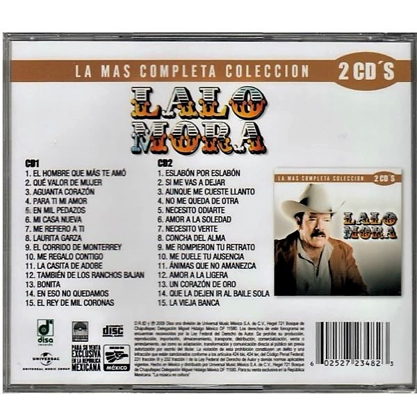 Lalo Mora ~ La más completa colección (2CD)