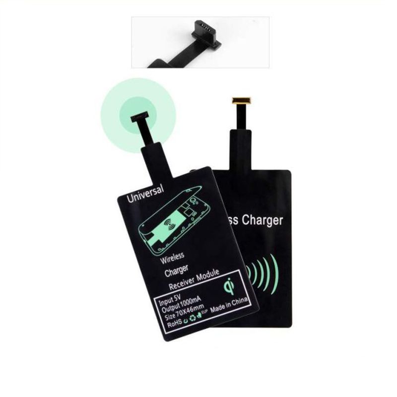RECEPTOR DE CARGA INALAMBRICA PARA CELULAR, MICRO USB (V8)