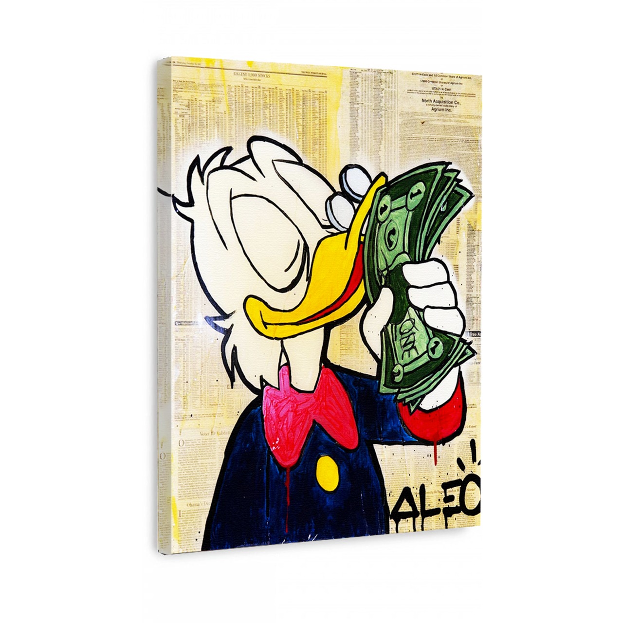 Set 3 Cuadros Decorativos Alec Monopoly Arte Callejera 3 cuadros de 25x35cm cada cuadro 