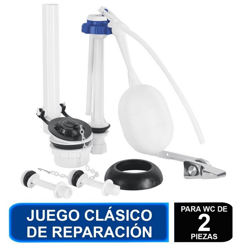 JUEGO DE ACCESORIOS PARA TANQUE DE WC DEPOSITO FLOTADOR BAÑO FOSET 