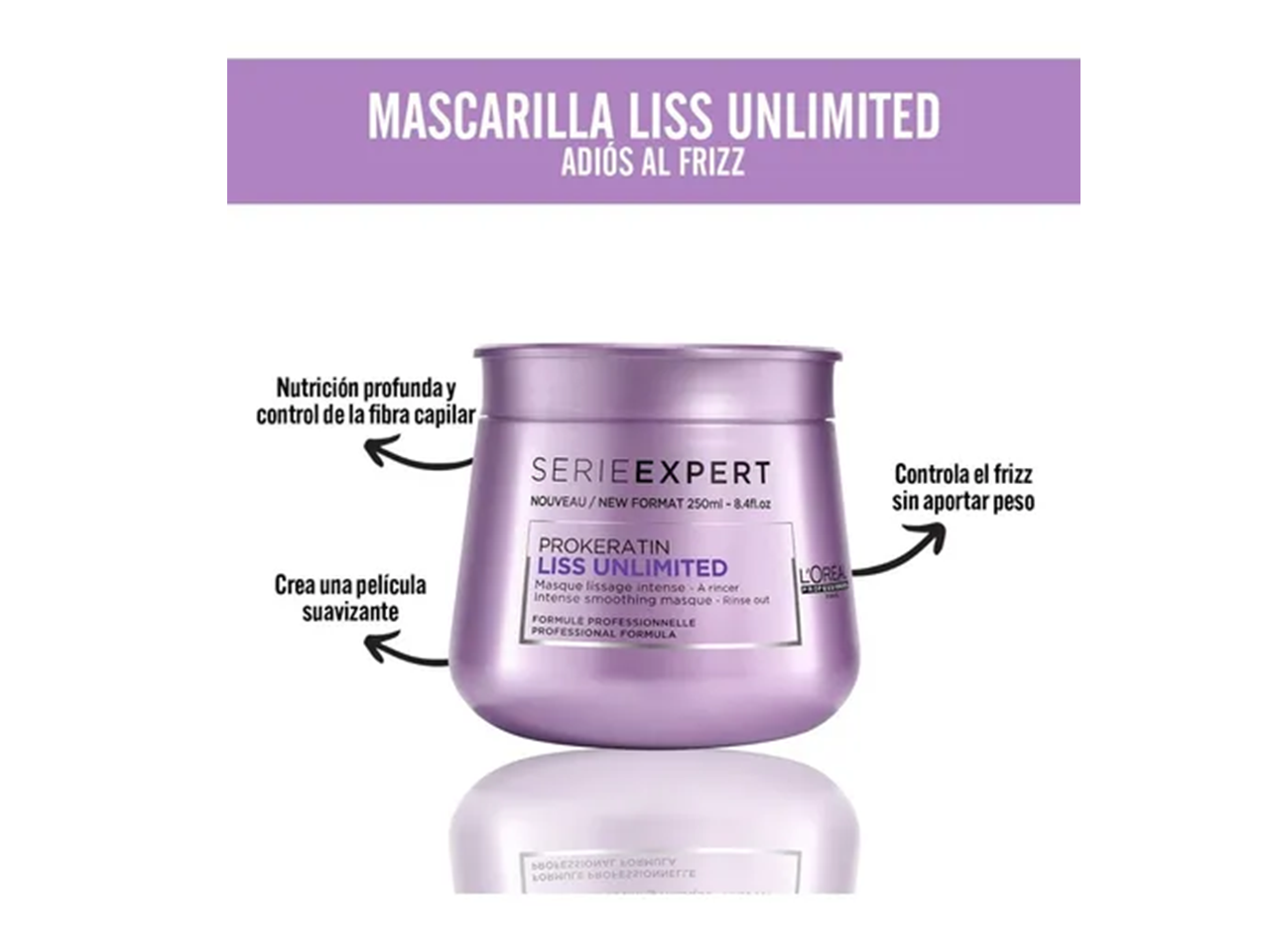 L'oreal Professionnel Liss Mascarilla Anti Frizz 250ml