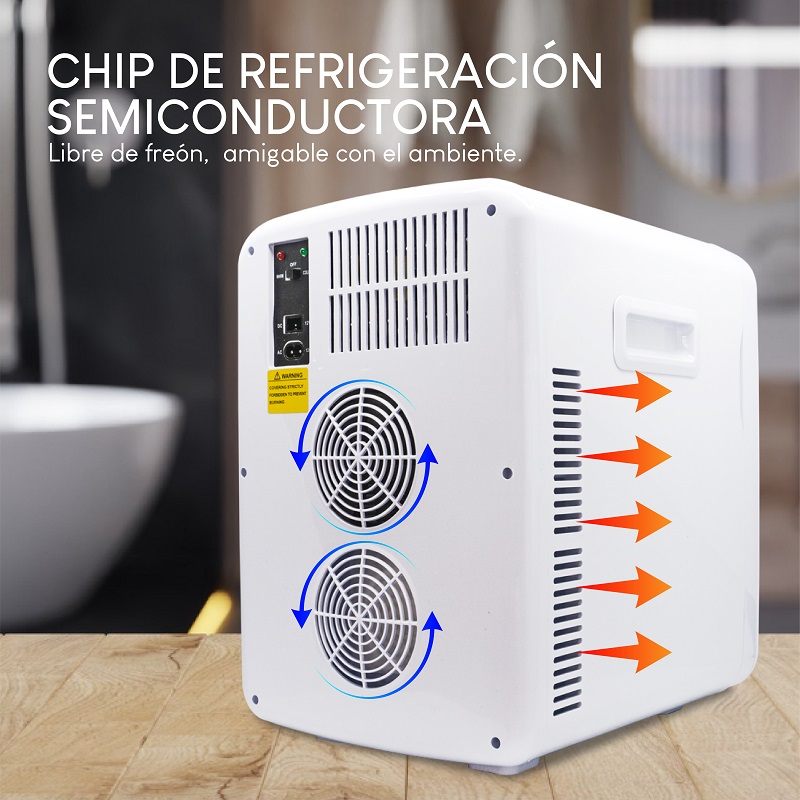 Refrigerador Termoeléctrico Mini Wimcooler  capacidad 15 Litros. Rosa