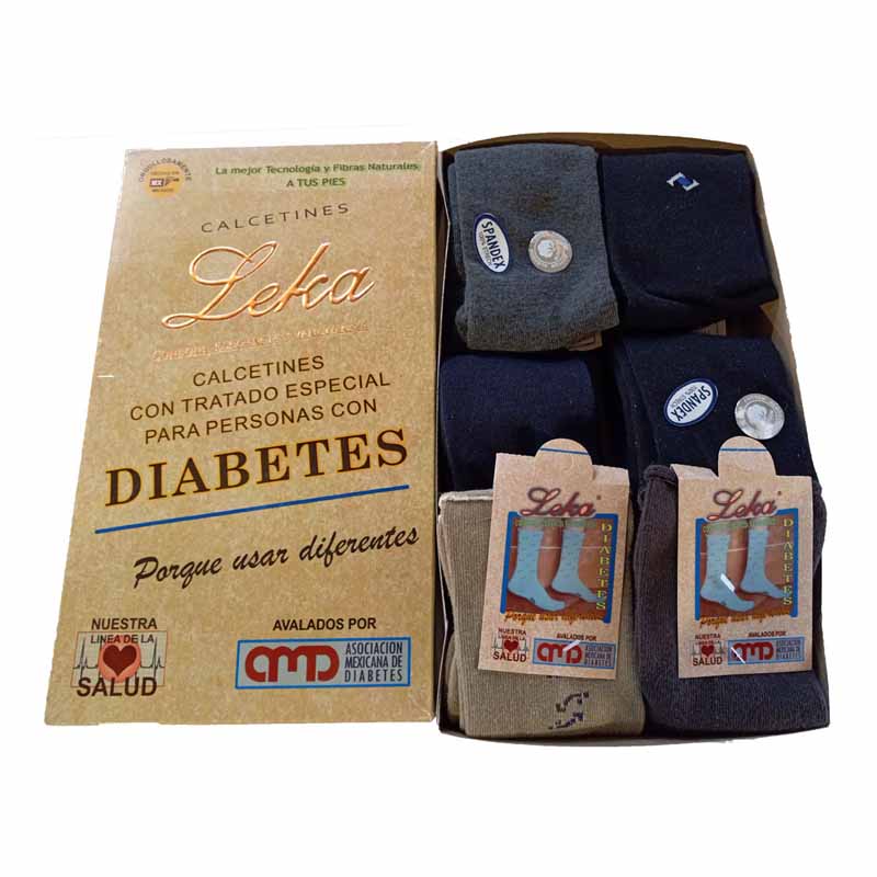 Calcetines para Diabético de Algodón Hombre (6 pares)