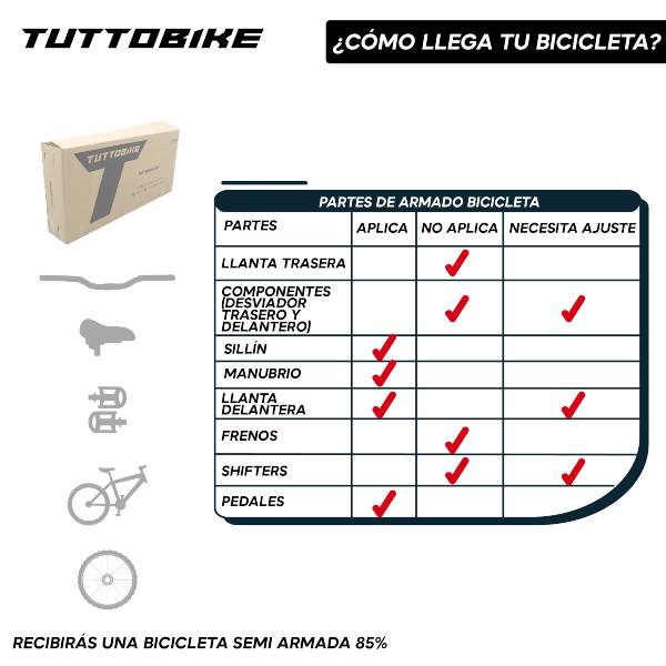 Bicicleta Montaña Rodada 26 18 Velocidades Monk StarBike Reflex Propiedades Reflejantes