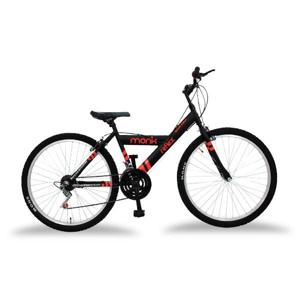 Bicicleta Montaña Rodada 26 18 Velocidades Monk StarBike Reflex Propiedades Reflejantes